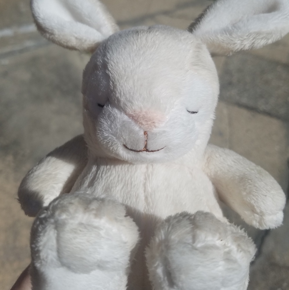 H&M sleep bunny baby plush, sewn labels removed